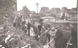 Jeszcze w 1952 roku Nidzica nie podniosła się z ruin, jakie pozostawili po sobie zdobywcy