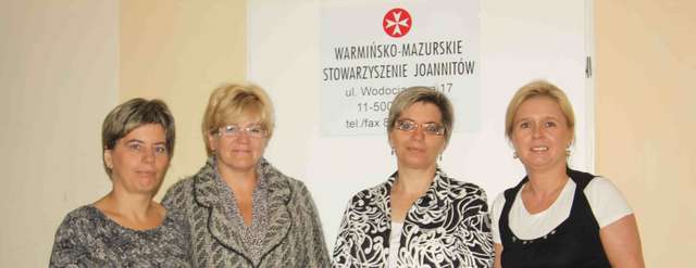 Pielęgniarki pracujące na rzecz Stowarzyszenia Joannitów - pierwsza z prawej Beata Łukaszewicz, prezes organizacji - full image