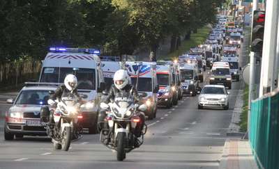 Olsztyn rozbrzmiał sygnałami karetek
