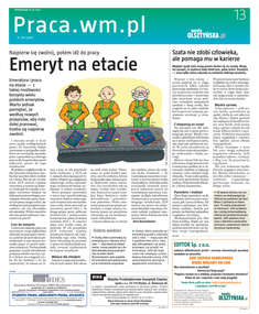 Poniedziałek: PRACA.wm.pl