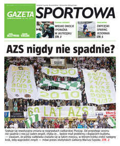Poniedziałek: GAZETA SPORTOWA