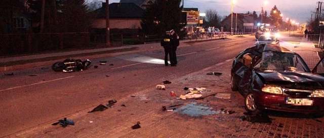 Rzekuń: Tragiczny wypadek. Zginął 25-letni motocyklista - full image