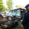 Chudek (gm. Kadzidło): Śmieciarka wjechała w audi 80, trzy osoby ranne