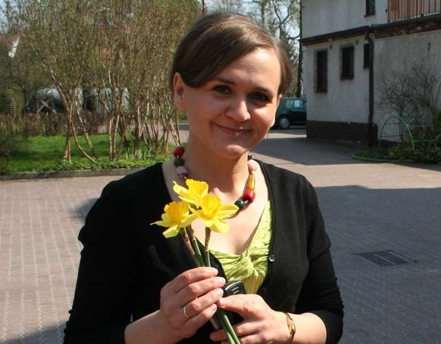 Anna Podhorodecka z elbląskiego hospicjum opowiada o akcji kolarzy - full image