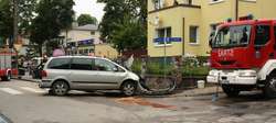 Skoda Felicja Zderzyła się Volkswagenem Sharanem