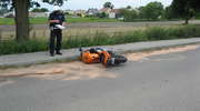 Wypadek motocyklisty. 25-latek walczy o życie. Uzupełniona informacja.