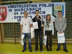 Mistrzowie Warmii i Mazur — ekipa z SOSW Braniewo z trenerem