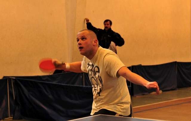 Michał Gostół zdobył dwa punkty dla ITR-u w meczu z Ratuszem Giżycko - full image