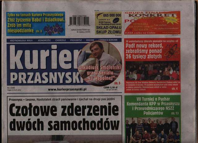 Nie przegap dzisiejszego wydania Kuriera Przasnyskiego - full image