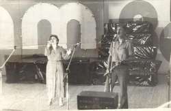 Mariola Szudzik i Wojciech Karpiński. Próba przed Opolem (1980 r.)