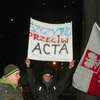 Manifestacja przeciwko ACTA w Szczytnie