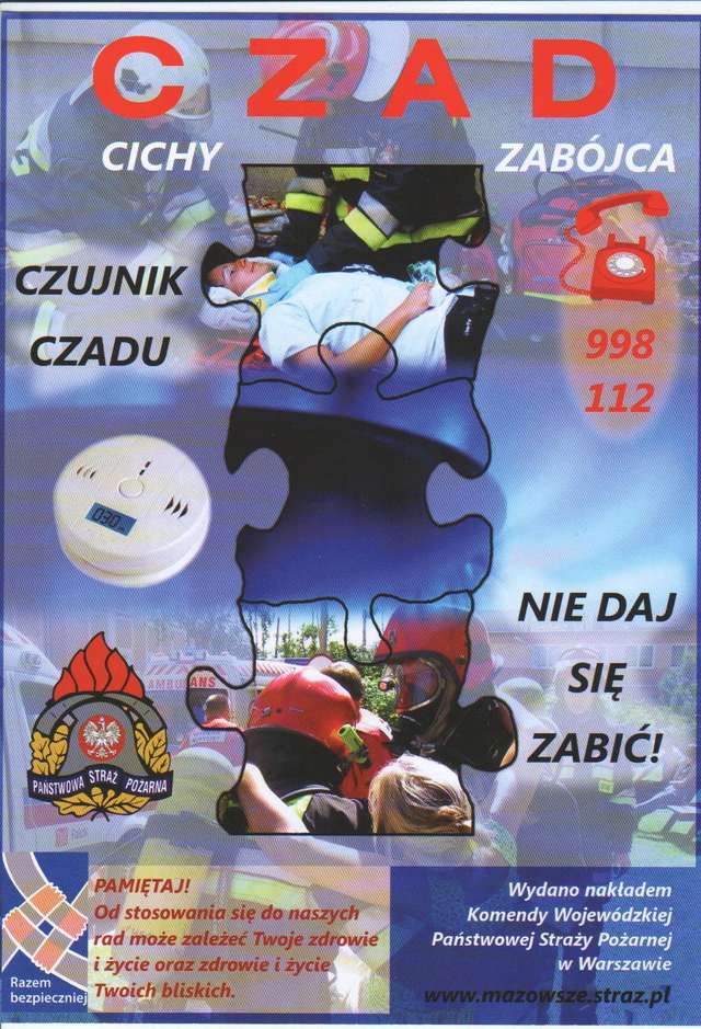 Mława. Straż pożarna rozpoczęła kampanię „NIE dla czadu”! - full image