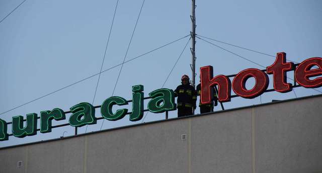 Fałszywy alarm w hotelu "Wodnik" - full image