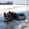 Zderzenie volkswagena z toyotą. Jedna osoba ranna