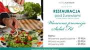 Hotel Platinum Aqua Fun & Events**** w Ostródzie zaprasza do restauracji „Pod Żurawiami” na chrupiące sałaty fit