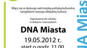 DNA Miasta. Warsztaty dla miejskich twórców i animatorów kultury