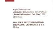 EPEC Przedsiębiorstwem Fair Play 2011 