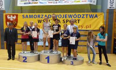 Tenisistki z Olecka wywalczyły wicemistrzostwo województwa