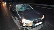 Wyszedł po wódkę, nago wbiegł pod auto. Zginął na miejscu
