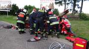 Zderzenie trzech samochodów w Robawach pod Reszlem