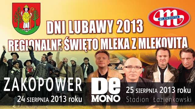 Zakopower i De Mono na Dniach Lubawy