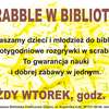 Zagraj w scrabble w bibliotece