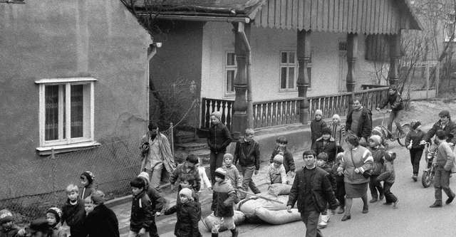 Zwyczaj z województwa pomorskiego - Topienie Judasza