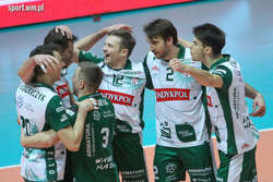 W szerokiej kadrze znaleźli się m.in. (od lewej) Wojciech Włodarczyk, Daniel Pliński, Paweł Woicki (numer 12) i Aleksander Śliwka (pierwszy z prawej)