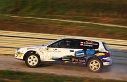 Sebastian Chrzanowski i Adam Binięda teraz będą poznawać trasy na Łotwie Fot. archiwum Schwarte Milfor Rally Team