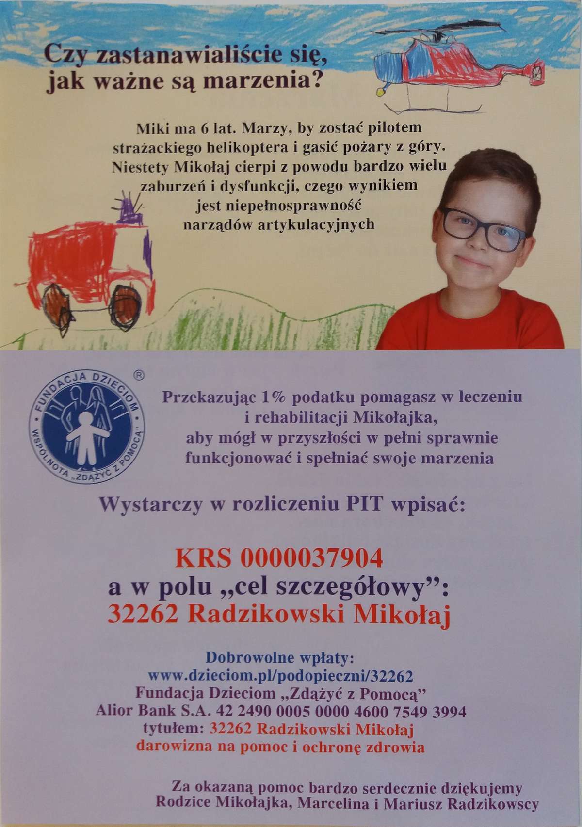 Mikołajek - ulotka