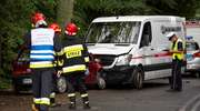 Zderzenie fiata z mercedesem. Kierowca fiata był pijany