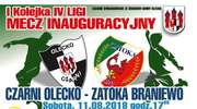Inauguracyjny mecz Czarnych Olecko w IV lidze