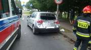Wypadek na ulicy Jagiełły w Ostródzie. Dwie osoby zostały ranne