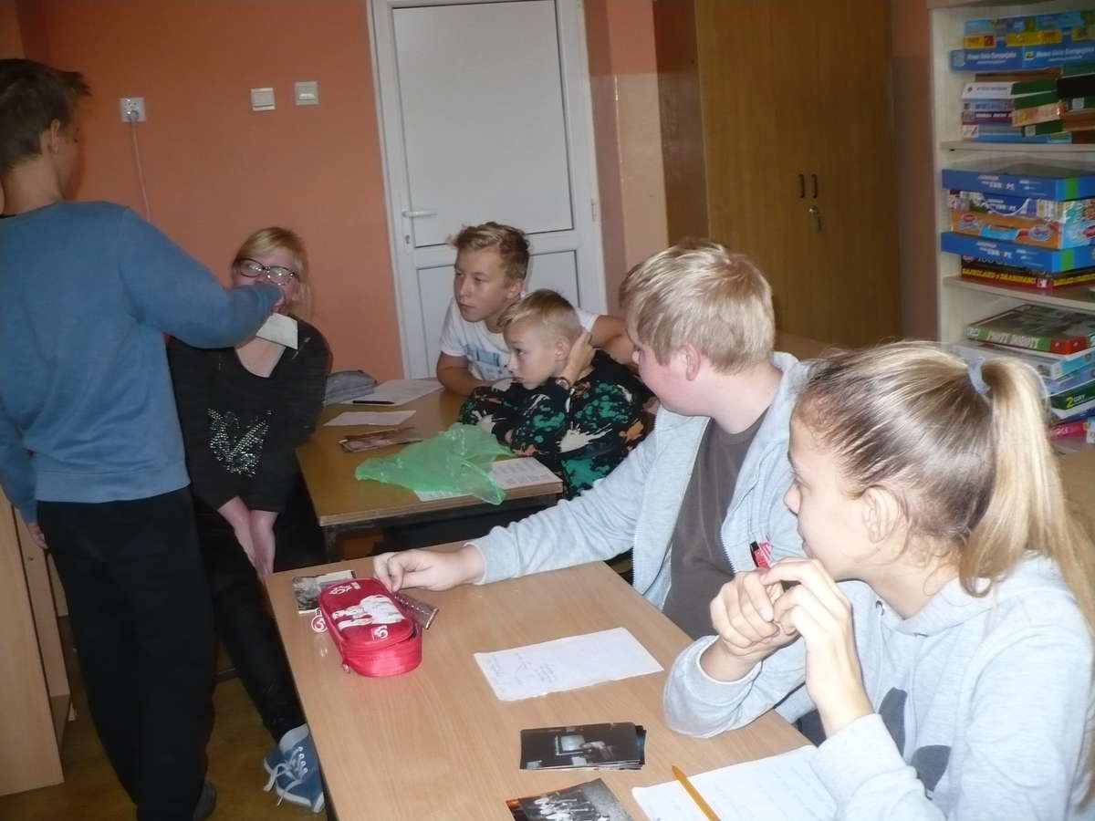 Podczas warsztatów w szkole w Zajączkowie
