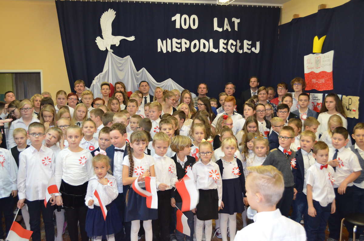 W czasie niepodległościowej uroczystości w Zajączkowie