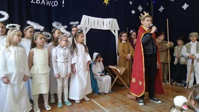 Podczas wigilijnego, przedświątecznego spotkania w Zajączkowie