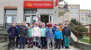 Dzieci z Przedszkola "Bajka" odwiedzają "Pocztę Polską"
