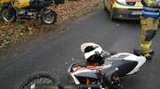 Motocyklista pod kołami audi. Wypadek w Wawrowicach