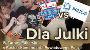 KS Constract Lubawa vs Nowomiejska Policja - tak zapowiada się finałowy mecz turnieju halówki Dla Julii Rówczyńskiej