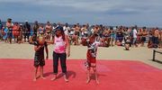 Filip Chełchowski na plażowej macie nie miał sobie równych