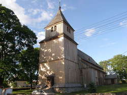 Ostrykół: drewniany kościół