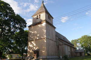 Ostrykół: drewniany kościół
