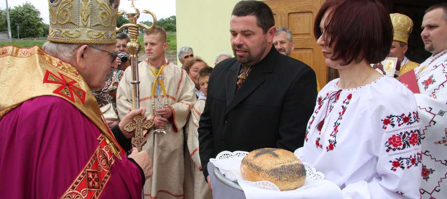 Przywitanie władyki arcybiskupa Iwana Martyniaka