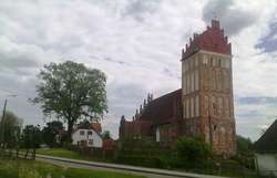 Mołtajny: kościół gotycki z XIV wieku