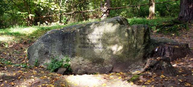 Stare Juchy: kamień ofiarny Jaćwingów - full image