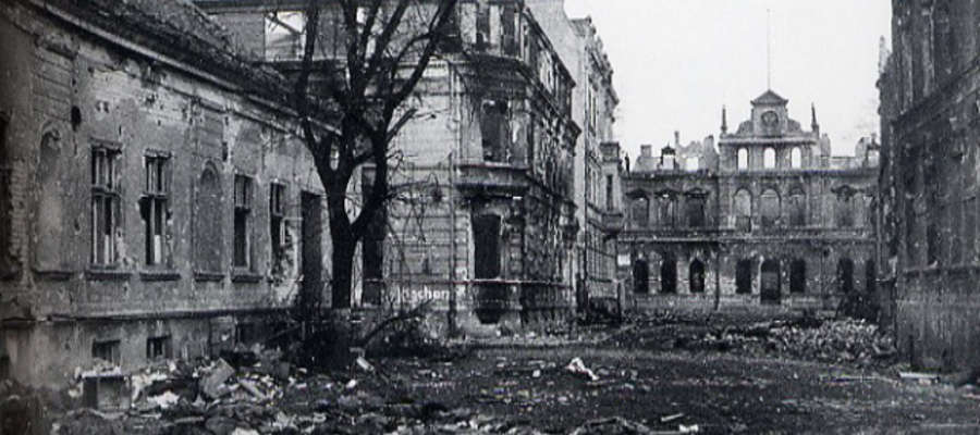 Ulica Krótka, 1945 r.