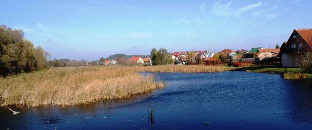 Straduny- wieś nad jeziorem Łaśmiady - full image