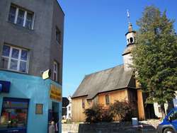 Lubawa: drewniany kościół św. Barbary z 1770 roku