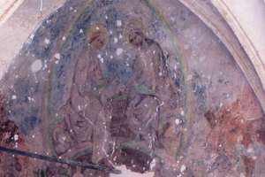 Lidzbark Warmiński: średniowieczny Chrystus w zamkowym krużganku