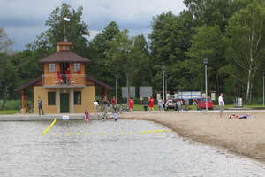 Węgorzewo: Nowa plaża nad Mamrami